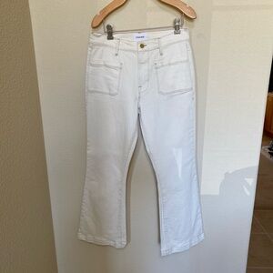 Frame Le Bardot Cropped Flare Jean